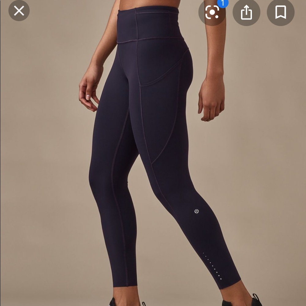Lululemon fast and free leggings size 6
